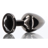 TABOOM Plug Bijou Anal Diamond Jewel L 8 x 4cm Noir